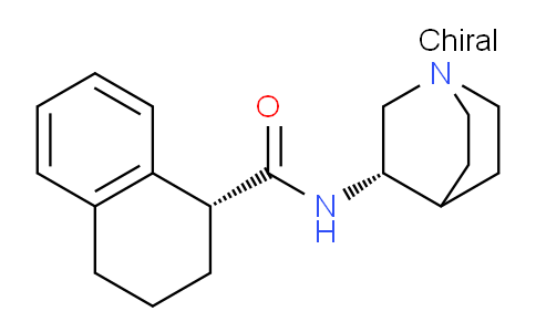 CAS No. 177932-92-2, (R)-N-((S)-Quinuclidin-3-yl)-1,2,3,4-tetrahydronaphthalene-1-carboxamide