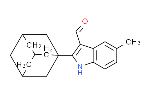CAS No. 590349-36-3, 2-(Adamantan-1-yl)-5-methyl-1H-indole-3-carbaldehyde