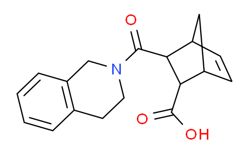 CAS No. 500128-90-5, 3-(1,2,3,4-Tetrahydroisoquinoline-2-carbonyl)bicyclo[2.2.1]hept-5-ene-2-carboxylic acid