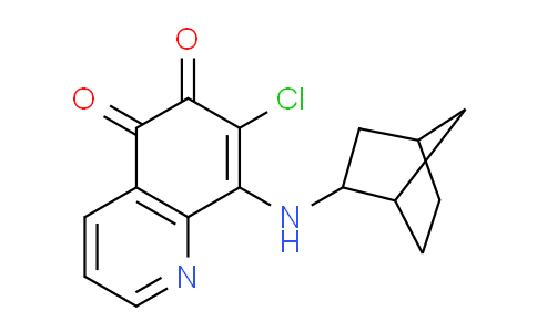 CAS No. 25943-52-6, 8-(Bicyclo[2.2.1]heptan-2-ylamino)-7-chloroquinoline-5,6-dione