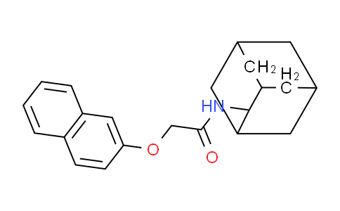 CAS No. 425374-30-7, N-(Adamantan-2-yl)-2-(naphthalen-2-yloxy)acetamide