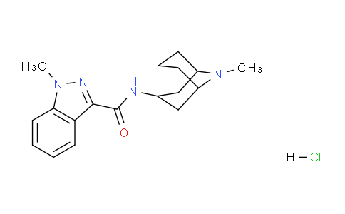 CAS No. 1044956-47-9, 1-Methyl-N-(9-methyl-9-azabicyclo[3.3.1]nonan-3-yl)-1H-indazole-3-carboxamide hydrochloride