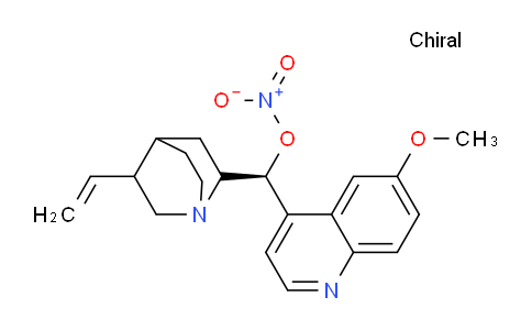 CAS No. 58748-01-9, (1S)-(6-Methoxyquinolin-4-yl)(5-vinylquinuclidin-2-yl)methyl nitrate