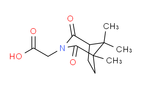 CAS No. 1212-95-9, 2-(1,8,8-Trimethyl-2,4-dioxo-3-azabicyclo[3.2.1]octan-3-yl)acetic acid