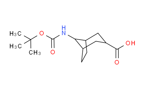 CAS No. 1334147-72-6, 8-{[(tert-butoxy)carbonyl]amino}bicyclo[3.2.1]octane-3-carboxylic acid