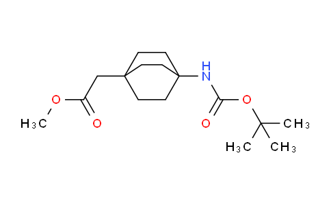 CAS No. 2231676-33-6, methyl 2-(4-{[(tert-butoxy)carbonyl]amino}bicyclo[2.2.2]octan-1-yl)acetate