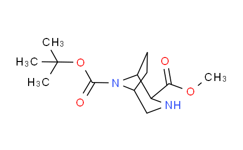 CAS No. 1822524-92-4, 3,8-Diazabicyclo[3.2.1]octane-2,8-dicarboxylic acid, 8-(1,1-dimethylethyl) 2-methyl ester