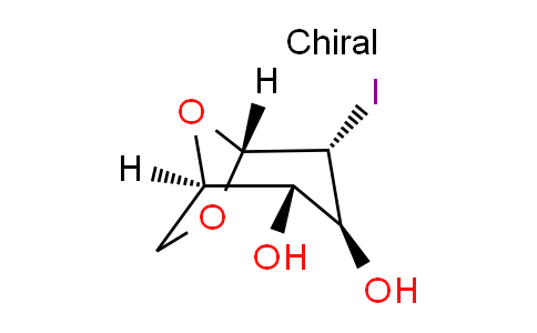 CAS No. 139437-39-1, (1R,2S,3S,4R,5R)-4-iodo-6,8-dioxabicyclo[3.2.1]octane-2,3-diol