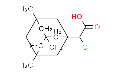 CAS No. 16668-45-4, 2-Chloro-2-(3,5,7-trimethyladamantan-1-yl)acetic acid