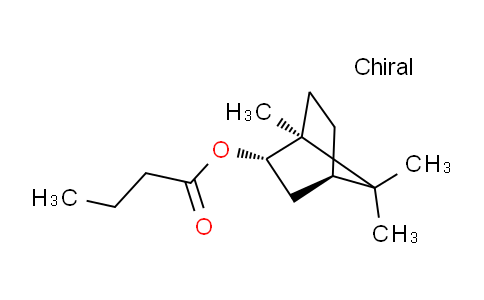 CAS No. 13109-70-1, (1S,2S,4R)-1,7,7-Trimethylbicyclo[2.2.1]heptan-2-yl butyrate