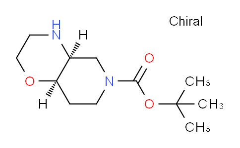 CAS No. 1314641-05-8, tert-butyl (4aS,8aR)-octahydro-2H-pyrido[4,3-b][1,4]oxazine-6-carboxylate