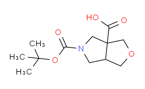 CAS No. 1427432-17-4, 5-[(tert-butoxy)carbonyl]-hexahydro-1H-furo[3,4-c]pyrrole-3a-carboxylic acid