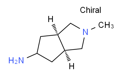 CAS No. 159996-25-5, rel-(3aR,5s,6aS)-2-methyl-3,3a,4,5,6,6a-hexahydro-1H-cyclopenta[c]pyrrol-5-amine