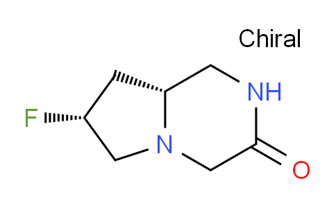 CAS No. 2165360-11-0, (7R,8aR)-7-fluoro-octahydropyrrolo[1,2-a]pyrazin-3-one