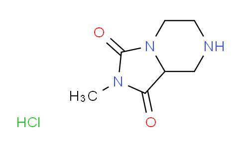 CAS No. 1375847-55-4, 2-methyl-6,7,8,8a-tetrahydro-5H-imidazo[1,5-a]pyrazine-1,3-dione;hydrochloride