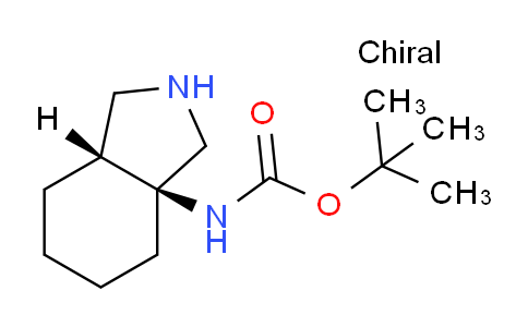 CAS No. 1037383-91-7, tert-butyl N-[(3aS,7aR)-octahydro-1H-isoindol-3a-yl]carbamate