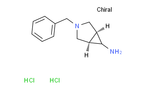CAS No. 2103395-47-5, rel-(1R,5S,6s)-3-benzyl-3-azabicyclo[3.1.0]hexan-6-amine;dihydrochloride