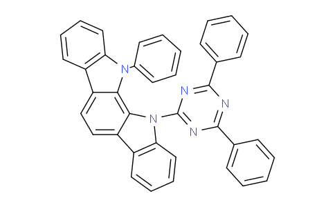 CAS No. 1024598-01-3, 11-(4,6-diphenyl-1,3,5-triazin-2-yl)-12-phenyl-11,12-dihydroindolo[2,3-a]carbazole