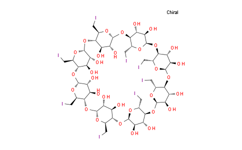CAS No. 168296-33-1, OCTAKIS-6-IODO-6-DEOXY-GAMMA-CYCLODEXTRIN