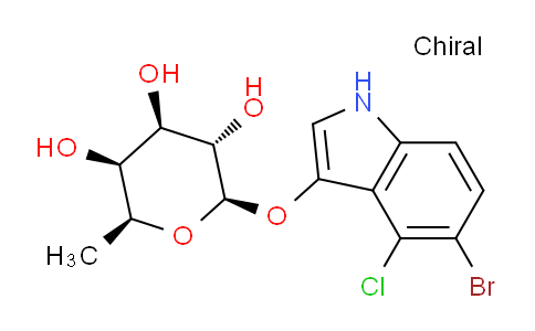 CAS No. 125328-84-9, b-L-Galactopyranoside,5-bromo-4-chloro-1H-indol-3-yl 6-deoxy-