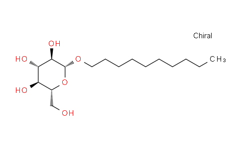 CAS No. 58846-77-8, N-Decyl-b-D-glucopyranoside