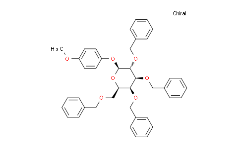CAS No. 143536-99-6, (2R,3S,4S,5R,6S)-3,4,5-Tris(benzyloxy)-2-((benzyloxy)methyl)-6-(4-methoxyphenoxy)tetrahydro-2H-pyran