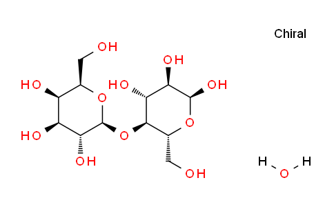 CAS No. 5989-81-1, α-D-Glucopyranose, 4-O-BATE-D-galactopyranosyl-, hydrate(1:1)