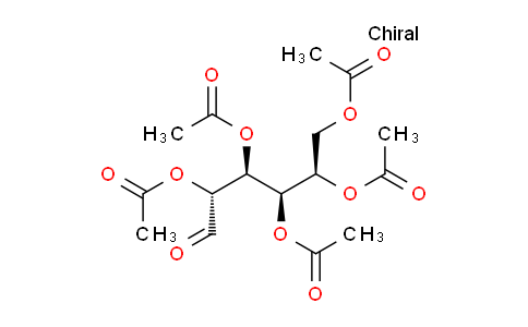 CAS No. 3891-59-6, D-Glucose,2,3,4,5,6-pentaacetate