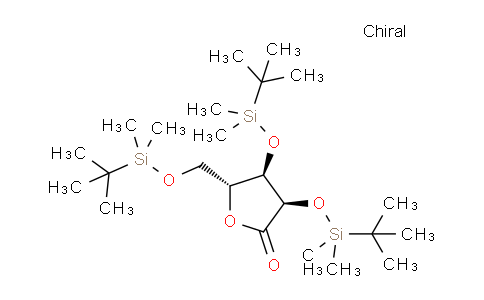 CAS No. 92512-25-9, (3R,4R,5R)-3,4-bis[(tert-butyldimethylsilyl)oxy]-5-{[(tert-butyldimethylsilyl)oxy]methyl}oxolan-2-one