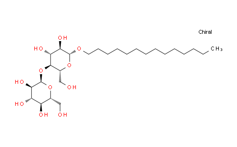 CAS No. 18449-82-6, (2R,3R,4S,5S,6R)-2-(((2R,3S,4R,5R,6R)-4,5-dihydroxy-2-(hydroxymethyl)-6-(tetradecyloxy)tetrahydro-2H-pyran-3-yl)oxy)-6-(hydroxymethyl)tetrahydro-2H-pyran-3,4,5-triol