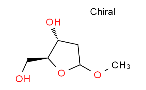 CAS No. 446251-73-6, (2S,3R)-2-(hydroxymethyl)-5-methoxytetrahydrofuran-3-ol