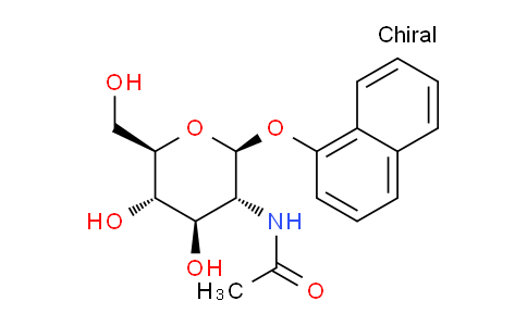 CAS No. 10329-98-3, N-((2S,3R,4R,5S,6R)-4,5-dihydroxy-6-(hydroxymethyl)-2-(naphthalen-1-yloxy)tetrahydro-2H-pyran-3-yl)acetamide