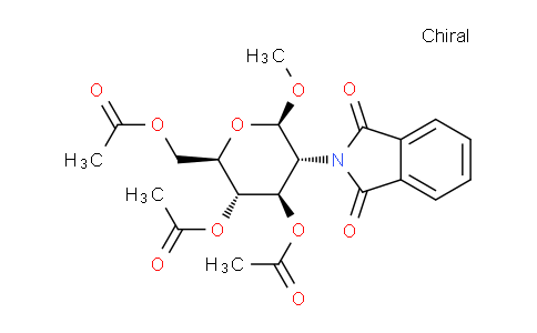 CAS No. 76101-13-8, (2R,3S,4R,5R,6R)-2-(acetoxymethyl)-5-(1,3-dioxoisoindolin-2-yl)-6-methoxytetrahydro-2H-pyran-3,4-diyl diacetate