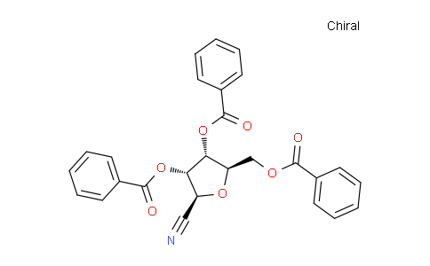 CAS No. 23316-67-8, 2,3,5-Tri-O-benzoyl-beta-D-ribofuranosyl cyanide