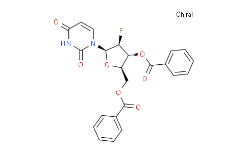 CAS No. 128496-10-6, ((2R,3R,4S,5R)-3-(benzoyloxy)-5-(2,4-dioxo-3,4-dihydropyrimidin-1(2H)-yl)-4-fluorotetrahydrofuran-2-yl)methyl benzoate