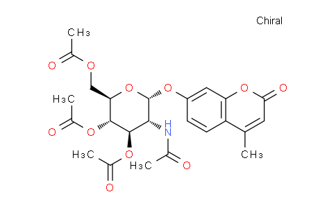 CAS No. 124167-45-9, (2R,3S,4R,5R,6R)-5-acetamido-2-(acetoxymethyl)-6-((4-methyl-2-oxo-2H-chromen-7-yl)oxy)tetrahydro-2H-pyran-3,4-diyl diacetate