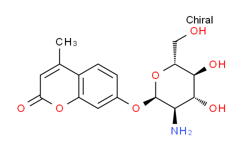 CAS No. 137687-00-4, 7-(((2R,3R,4R,5S,6R)-3-amino-4,5-dihydroxy-6-(hydroxymethyl)tetrahydro-2H-pyran-2-yl)oxy)-4-methyl-2H-chromen-2-one