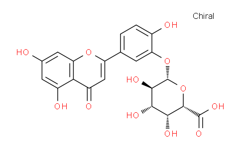 CAS No. 56317-12-5, (2S,3R,4S,5R,6S)-6-(5-(5,7-dihydroxy-4-oxo-4H-chromen-2-yl)-2-hydroxyphenoxy)-3,4,5-trihydroxytetrahydro-2H-pyran-2-carboxylic acid