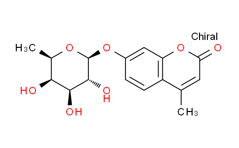 CAS No. 55487-93-9, 4-methyl-7-(((2S,3R,4S,5R,6R)-3,4,5-trihydroxy-6-methyltetrahydro-2H-pyran-2-yl)oxy)-2H-chromen-2-one