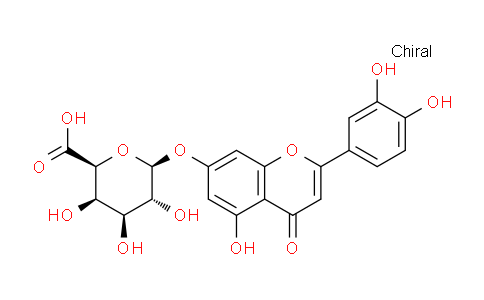 CAS No. 56324-53-9, (2S,3R,4S,5R,6S)-6-((2-(3,4-dihydroxyphenyl)-5-hydroxy-4-oxo-4H-chromen-7-yl)oxy)-3,4,5-trihydroxytetrahydro-2H-pyran-2-carboxylic acid