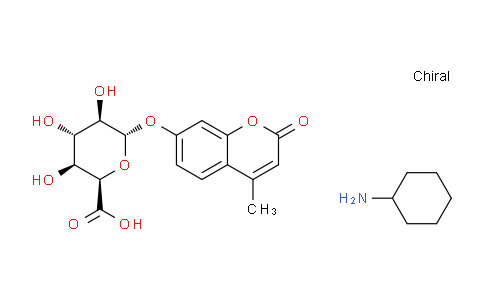 CAS No. 66895-33-8, cyclohexanamine (2R,3S,4S,5R,6S)-3,4,5-trihydroxy-6-((4-methyl-2-oxo-2H-chromen-7-yl)oxy)tetrahydro-2H-pyran-2-carboxylate