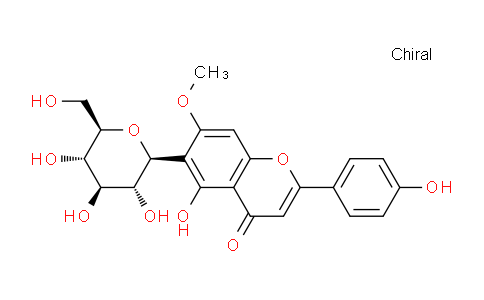 CAS No. 6991-10-2, 5-hydroxy-2-(4-hydroxyphenyl)-7-methoxy-6-((2S,3R,4R,5S,6R)-3,4,5-trihydroxy-6-(hydroxymethyl)tetrahydro-2H-pyran-2-yl)-4H-chromen-4-one