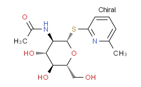 CAS No. 149263-94-5, N-((2S,3R,4R,5S,6R)-4,5-dihydroxy-6-(hydroxymethyl)-2-((6-methylpyridin-2-yl)thio)tetrahydro-2H-pyran-3-yl)acetamide