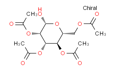 CAS No. 57884-82-9, (2R,3R,4S,5S,6R)-2-(acetoxymethyl)-6-hydroxytetrahydro-2H-pyran-3,4,5-triyl triacetate