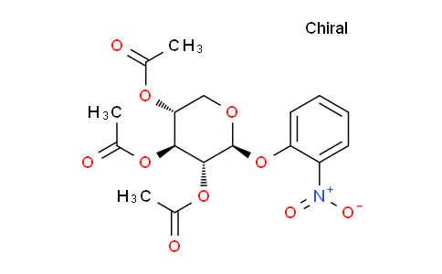 CAS No. 10256-24-3, (2S,3R,4S,5R)-2-(2-nitrophenoxy)tetrahydro-2H-pyran-3,4,5-triyl triacetate