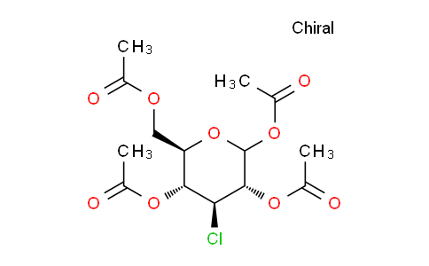 CAS No. 104013-04-9, (3S,4S,5R,6R)-6-(acetoxymethyl)-4-chlorotetrahydro-2H-pyran-2,3,5-triyl triacetate