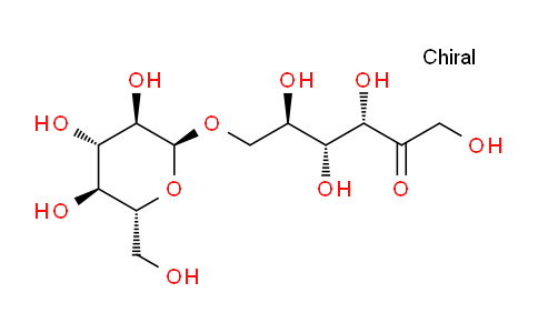 CAS No. 13718-94-0, (3S,4R,5R)-1,3,4,5-Tetrahydroxy-6-(((2S,3R,4S,5S,6R)-3,4,5-trihydroxy-6-(hydroxymethyl)tetrahydro-2H-pyran-2-yl)oxy)hexan-2-one