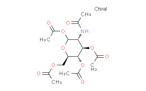 CAS No. 14086-90-9, (3R,4R,5S,6R)-3-acetamido-6-(acetoxymethyl)tetrahydro-2H-pyran-2,4,5-triyl triacetate