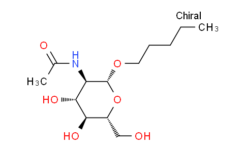 CAS No. 94483-64-4, Amyl-2-acetamido-2-deoxy-b-D-glucopyranoside