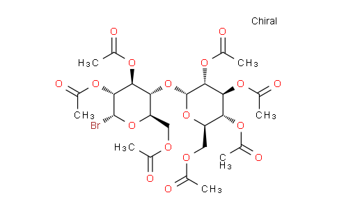 CAS No. 14257-35-3, (2R,3R,4S,5R,6R)-2-(acetoxymethyl)-6-(((2R,3R,4S,5R,6R)-4,5-diacetoxy-2-(acetoxymethyl)-6-bromotetrahydro-2H-pyran-3-yl)oxy)tetrahydro-2H-pyran-3,4,5-triyl triacetate
